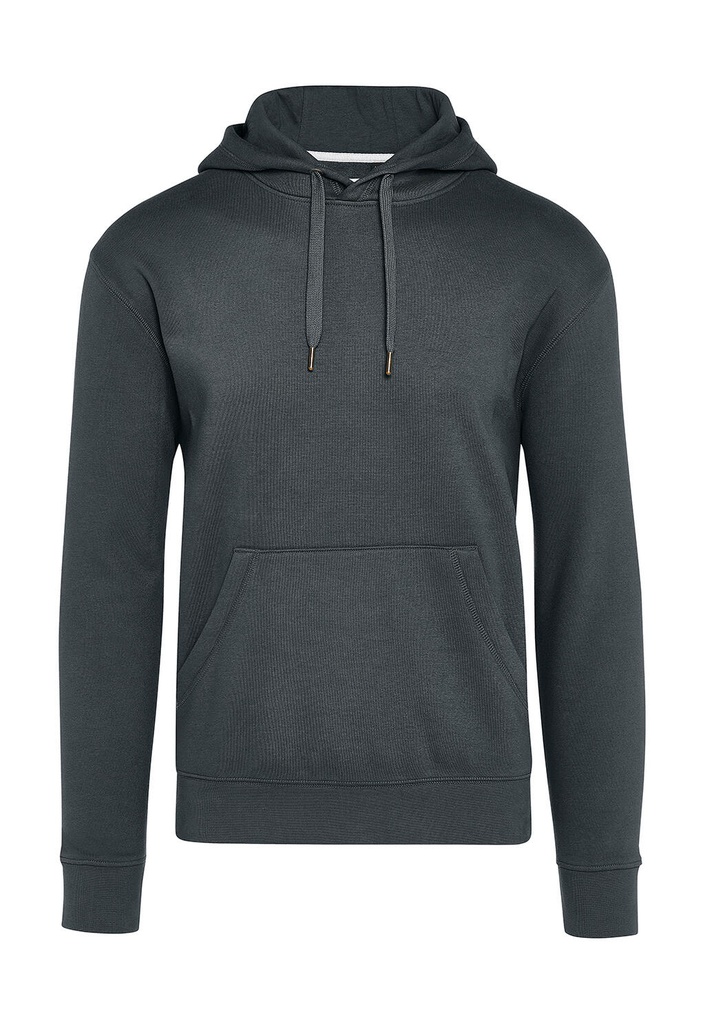 Signature Tagless Hooded Sweatshirt Unisex Charcoal