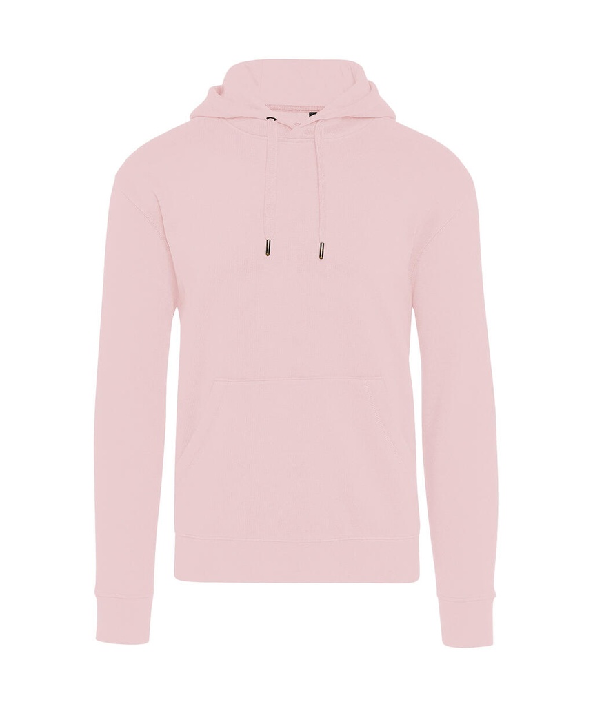 Signature Tagless Hooded Sweatshirt Unisex Rose Chalk