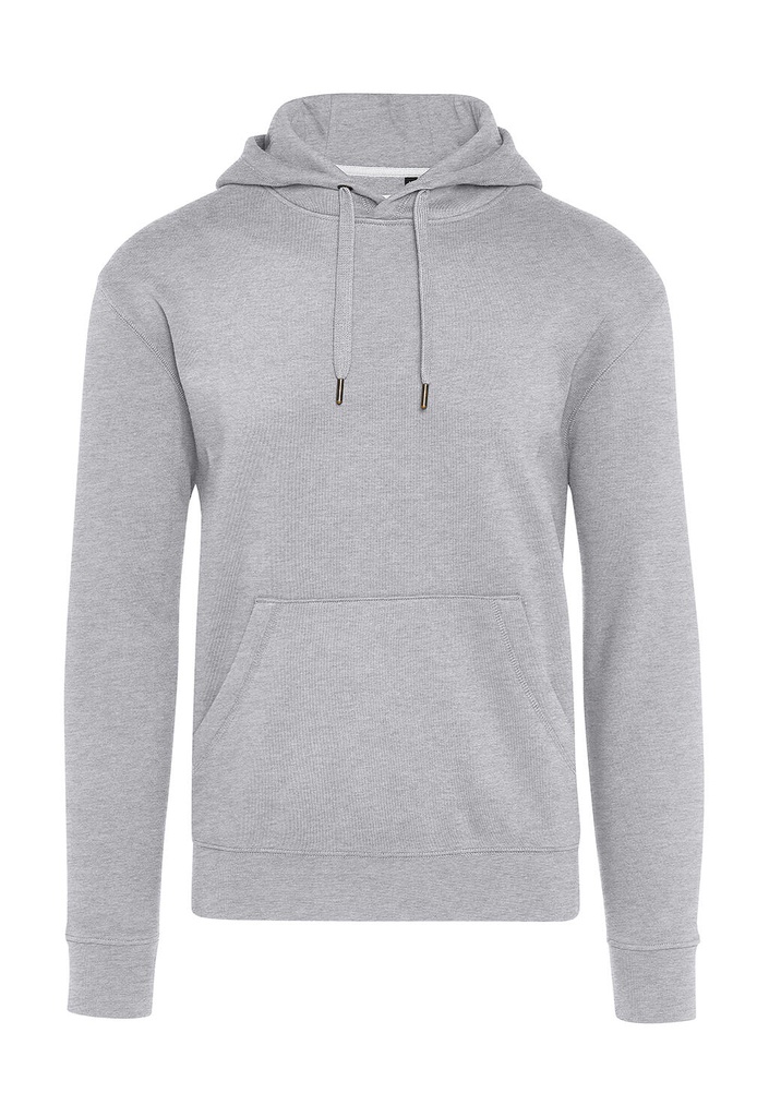 Signature Tagless Hooded Sweatshirt Unisex Light Oxford