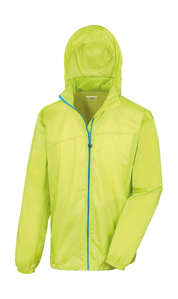 HDI Quest Lightweight Stowable Jacket Lime/Royal