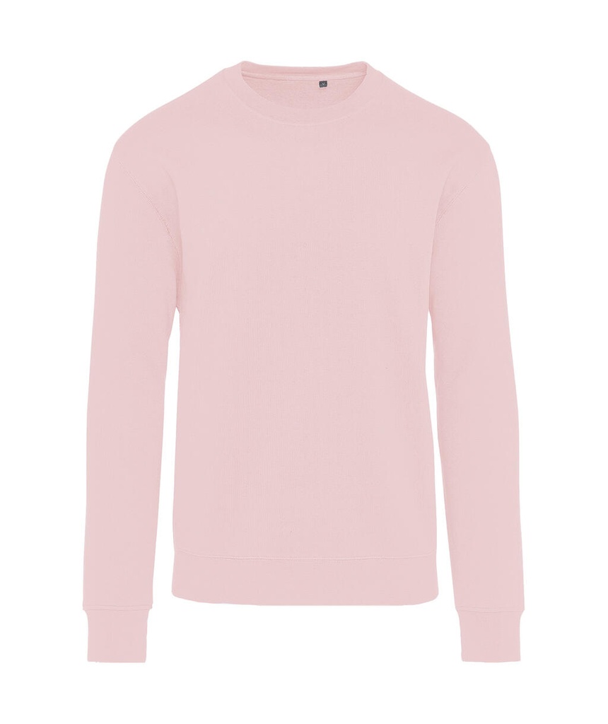 Signature Tagless Crew Neck Sweatshirt Unisex Rose Chalk