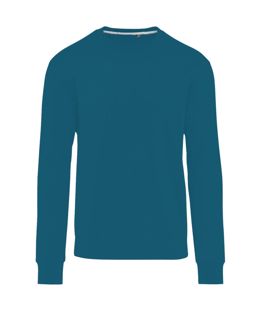 Signature Tagless Crew Neck Sweatshirt Unisex Petrol