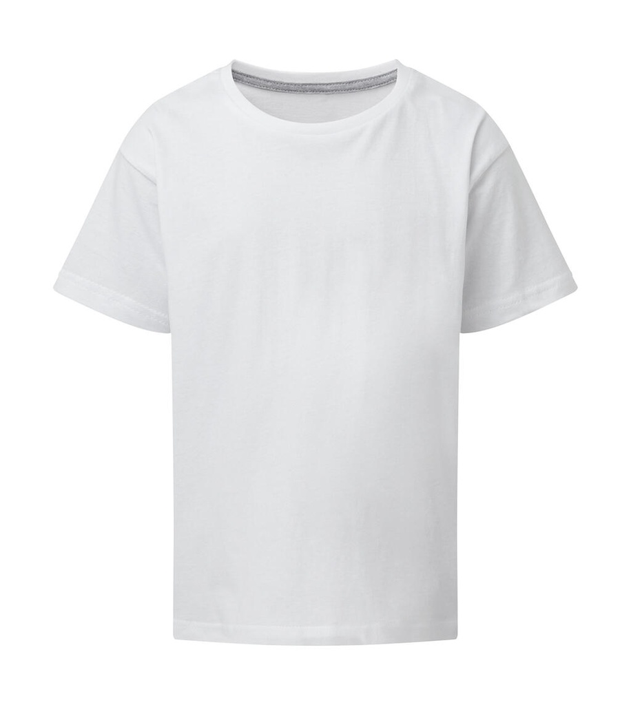 Signature Tagless Tee Kids White