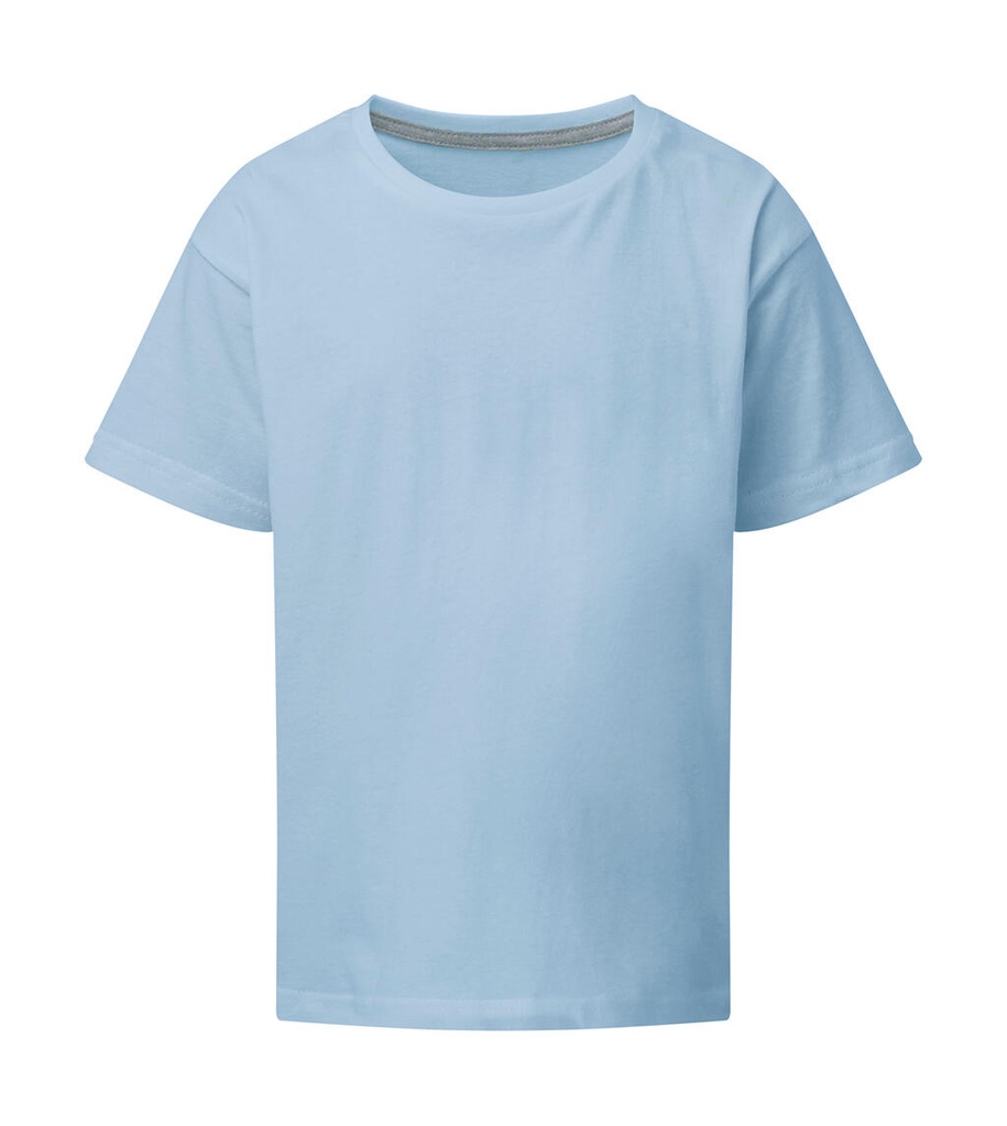 Signature Tagless Tee Kids Sky