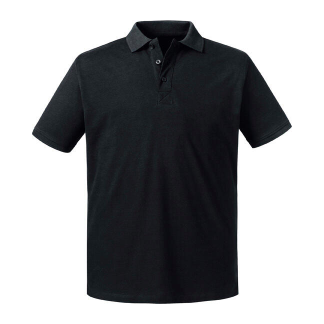 Men's Pure Organic Polo Black