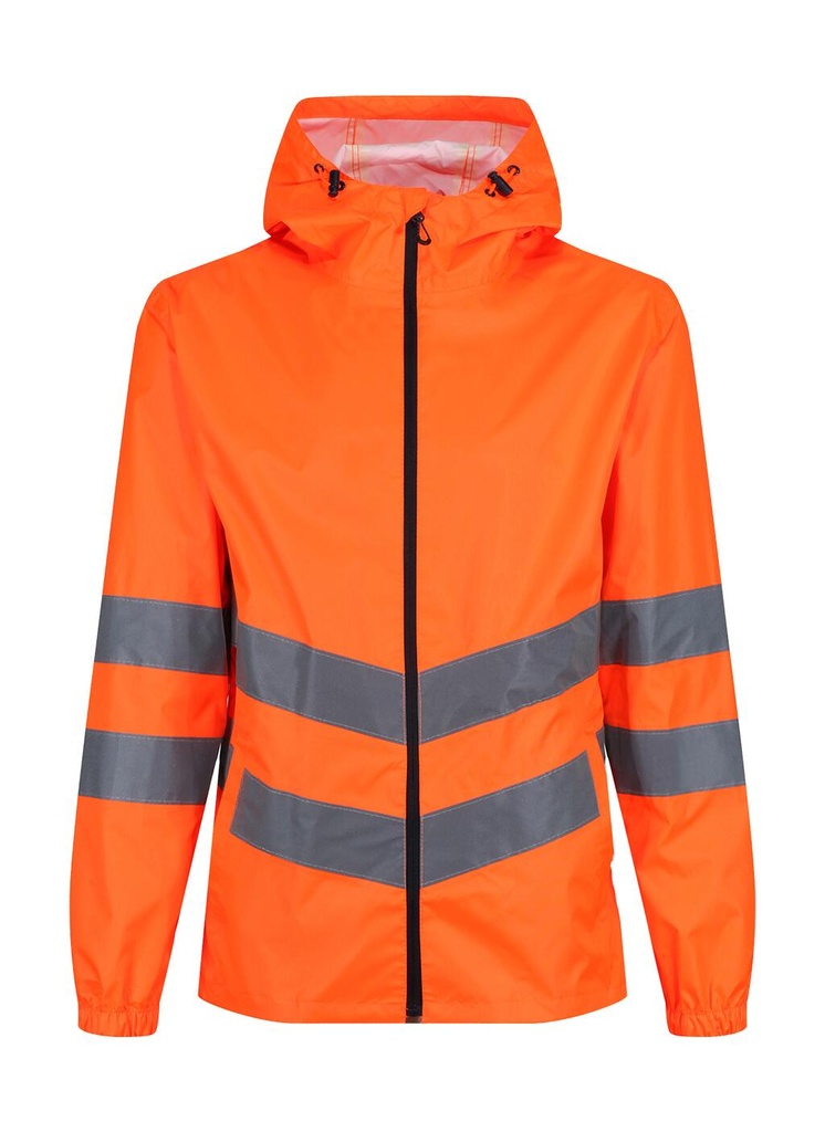 Hi-Vis Pro Packaway Jacket Orange