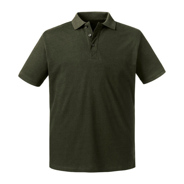 Men's Pure Organic Polo Dark Olive