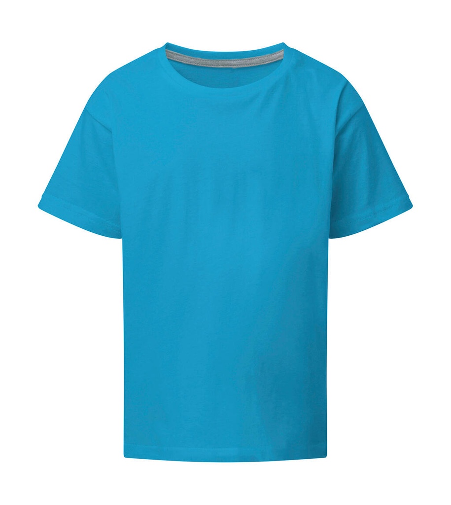 Signature Tagless Tee Kids Turquoise