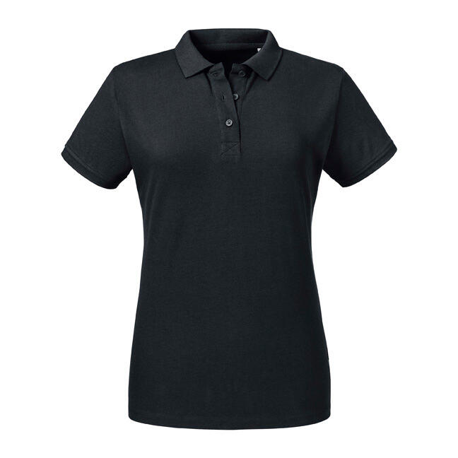 Ladies' Pure Organic Polo Black