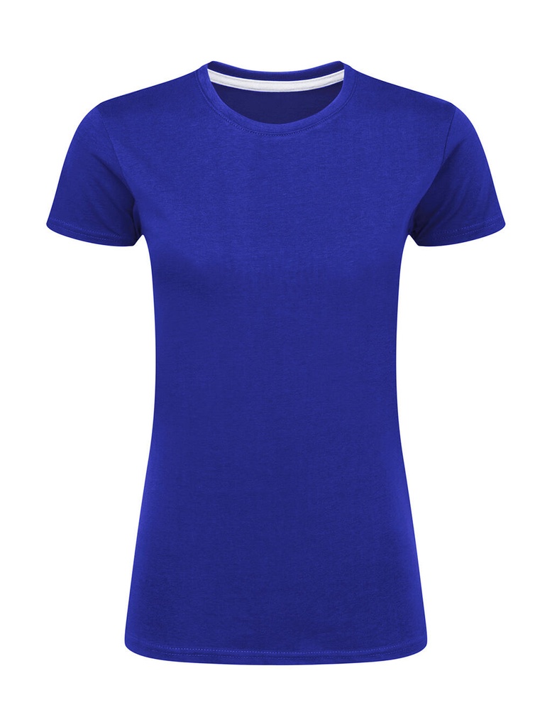 Signature Tagless Tee Women Royal Blue