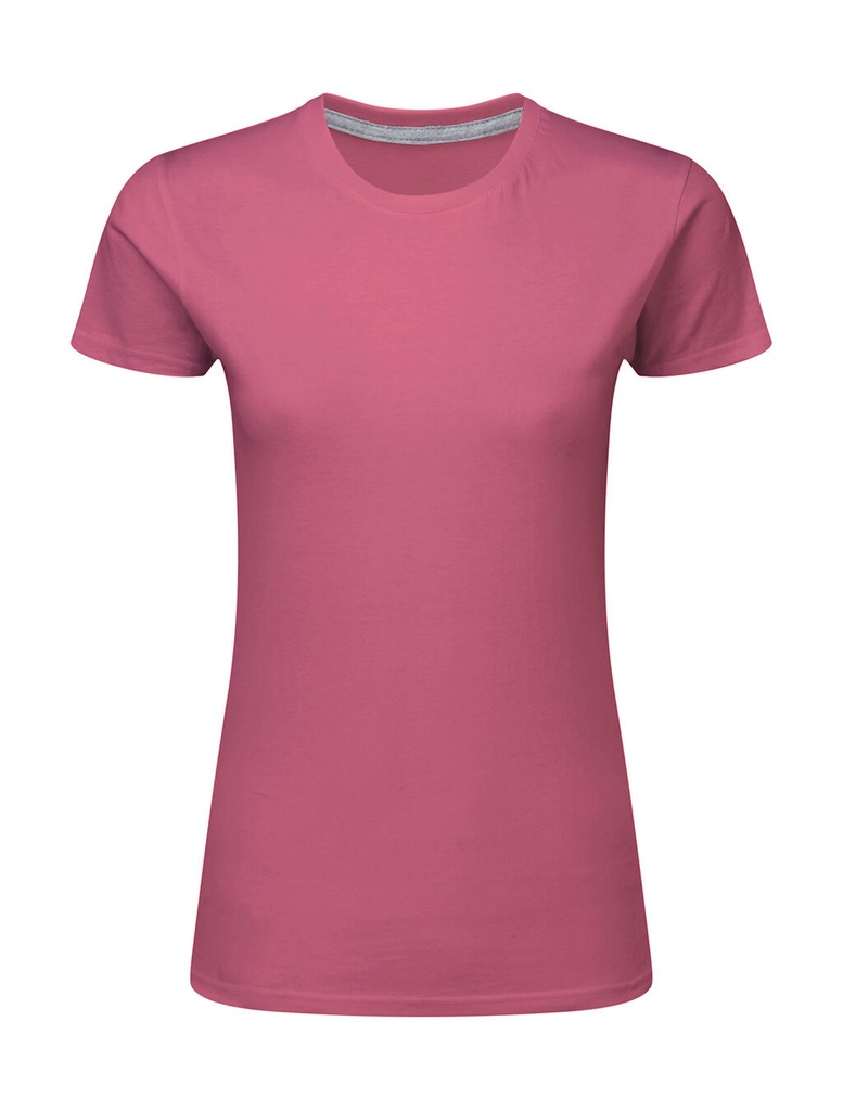 Signature Tagless Tee Women Cassis