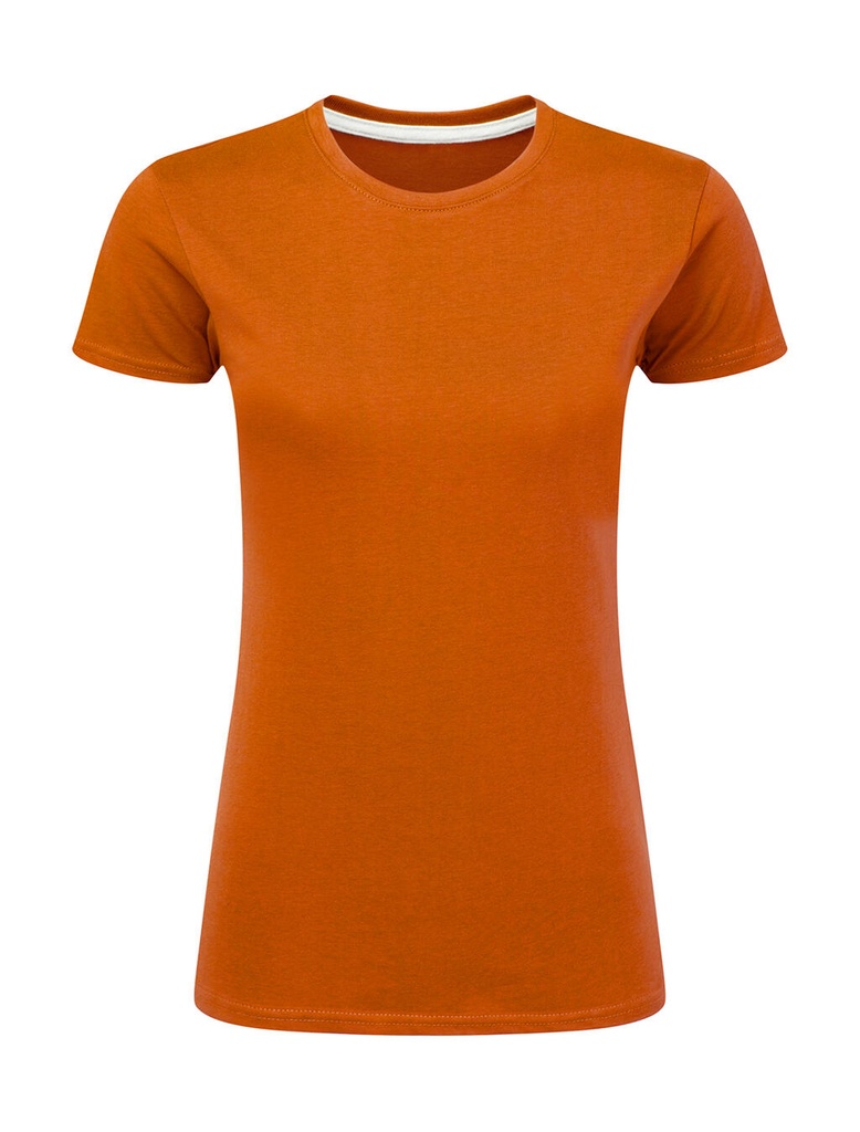 Signature Tagless Tee Women Orange