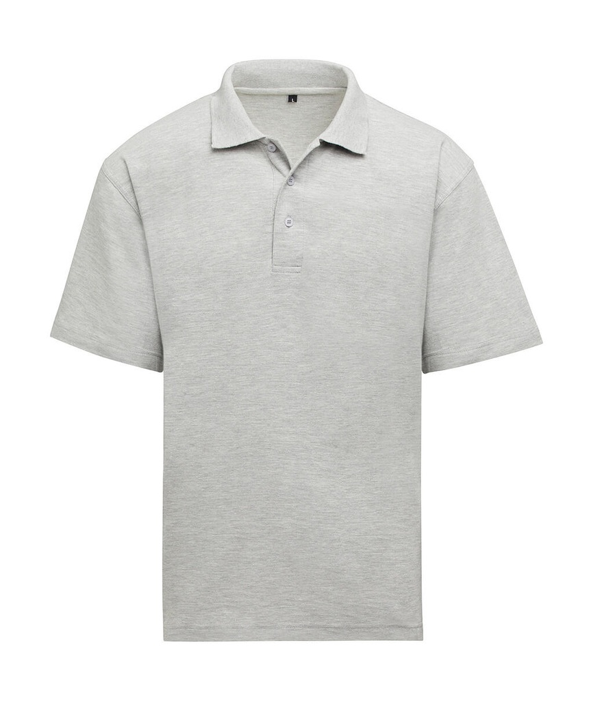 Unisex Polo Heather Grey