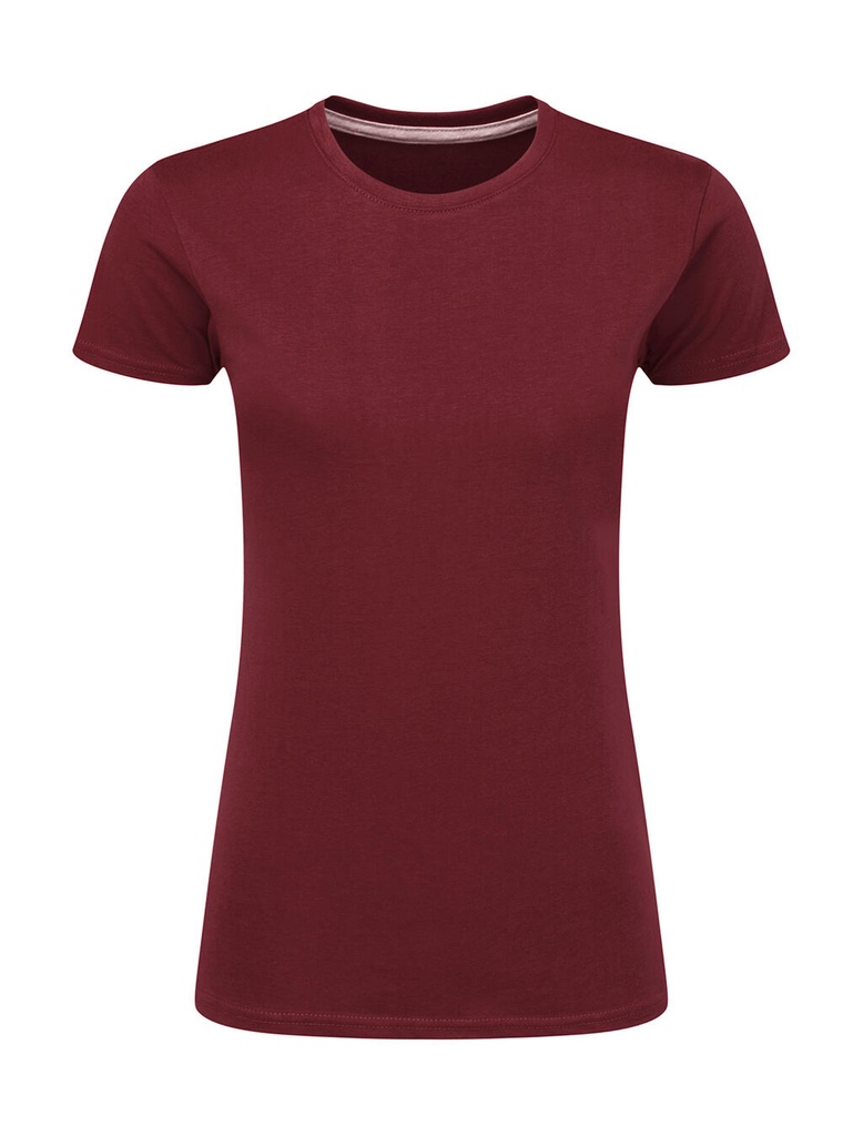 Signature Tagless Tee Women Picante