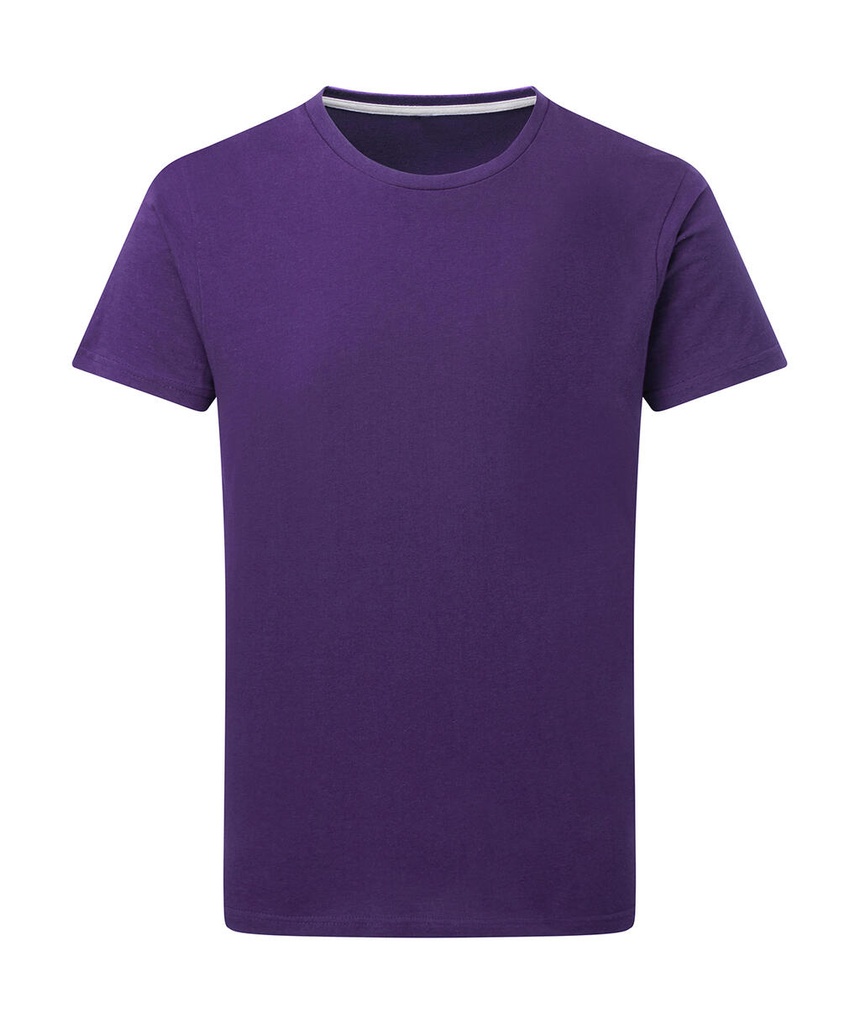 Signature Tagless Tee Men Purple