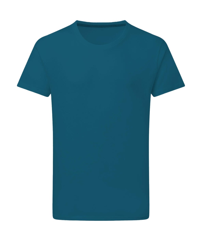 Signature Tagless Tee Men Petrol