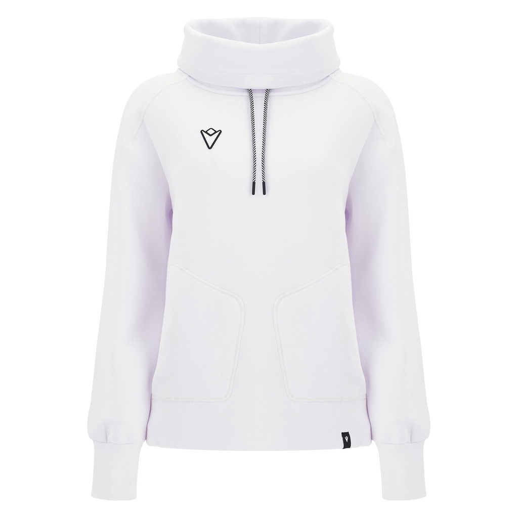 Ath Icon Saima Wmn Crater Neck Sweat Wht — White