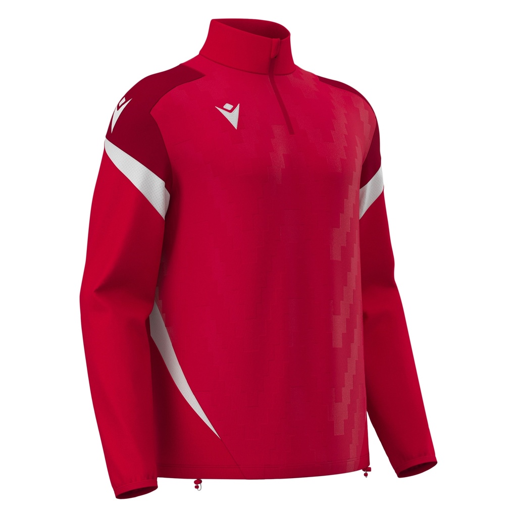 Hollow 1/4 Zip Jersey — Red