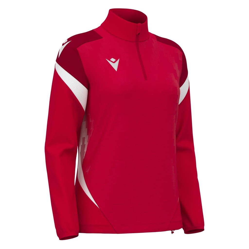 Leona 1/4 Zip Jersey — Red