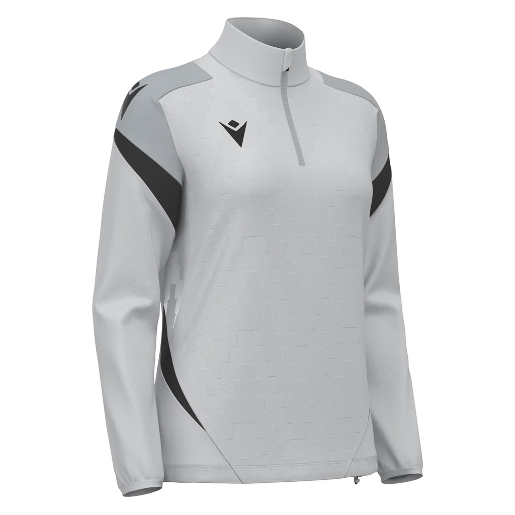 Leona 1/4 Zip Jersey — Stone Grey