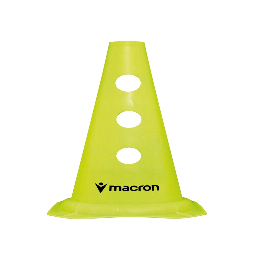 Cone 30 Cm 12" with Holes (36-pack) — Yellow