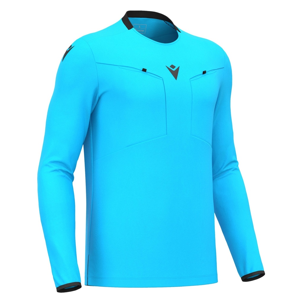Frisk Referee Long-Sleeve Shirt — Neon Sky