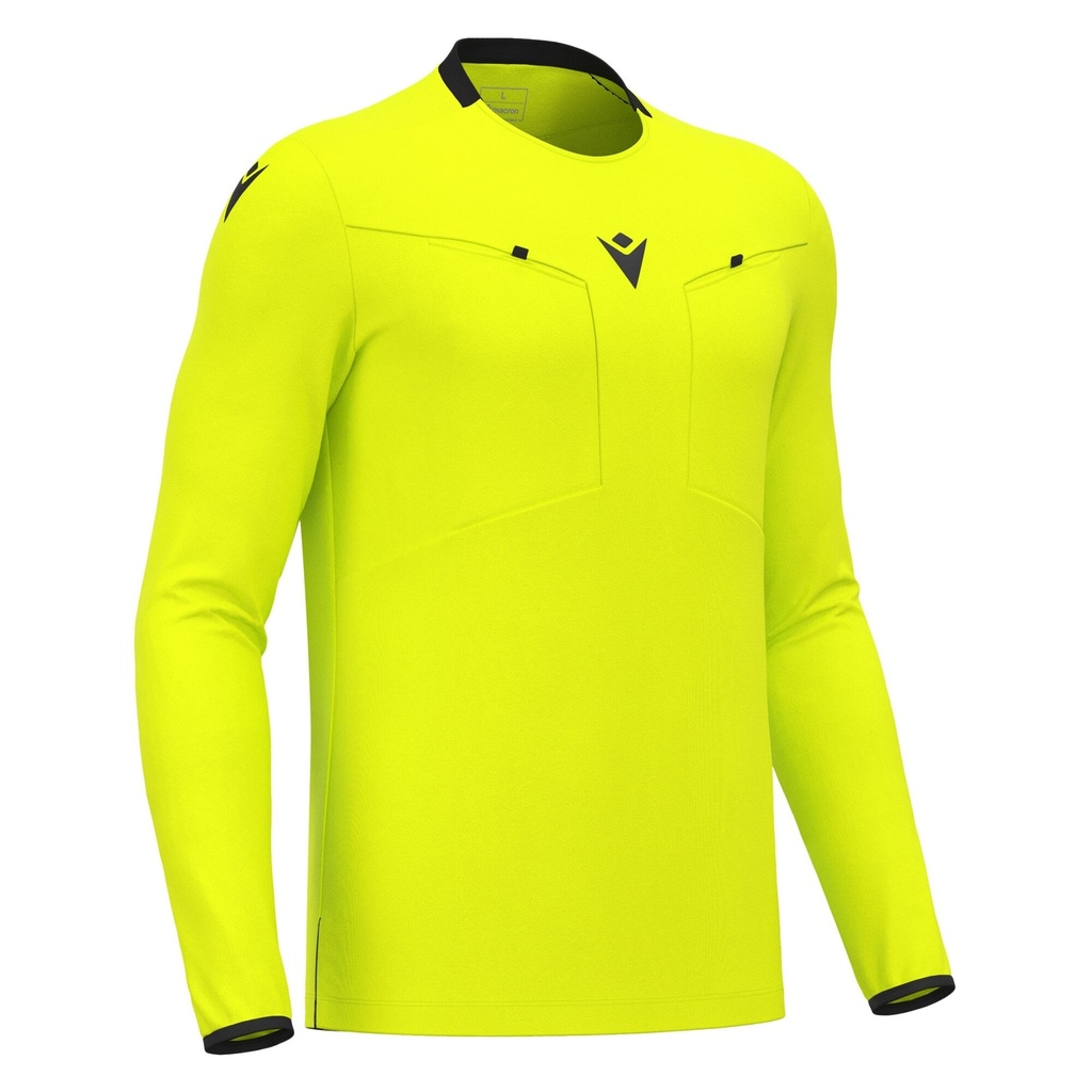 Frisk Referee Long-Sleeve Shirt — Neon Yellow