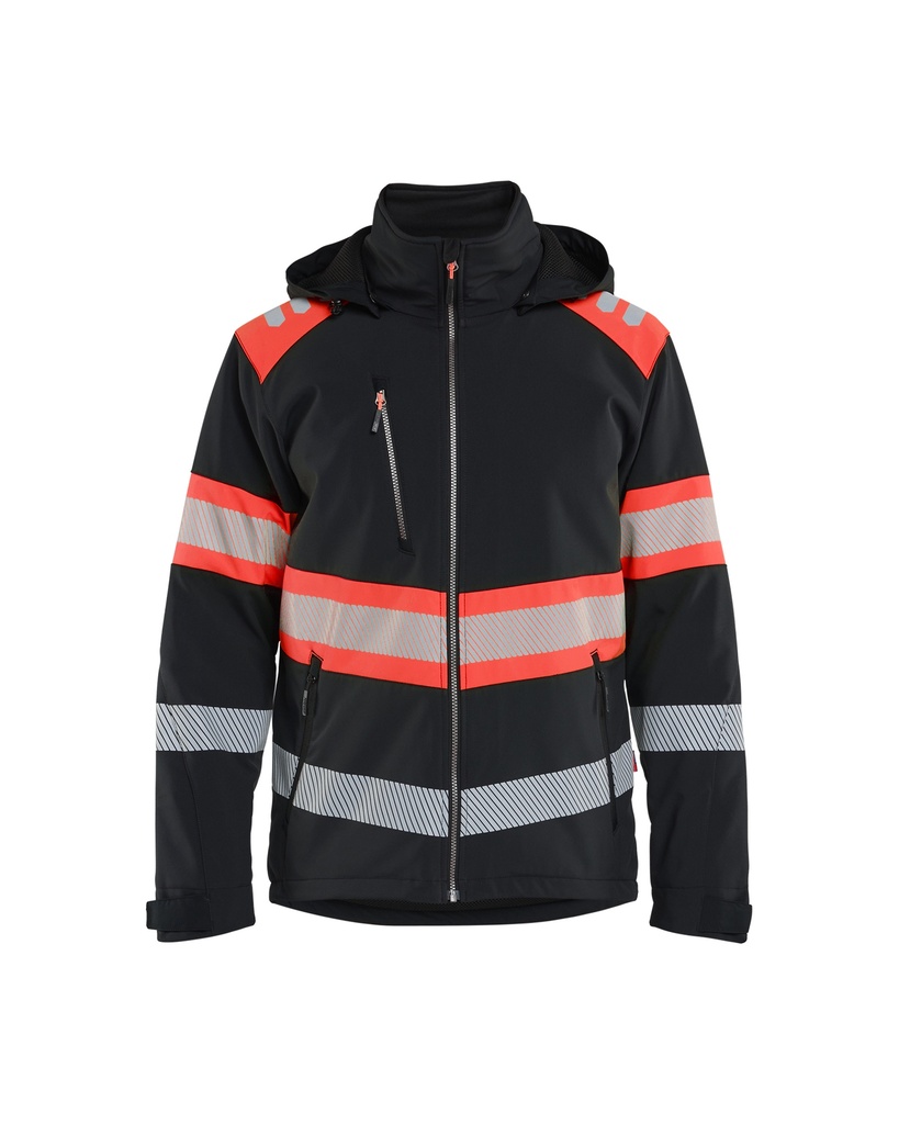 4489 Hi-vis Lightweight lined Winter Softshell Jacket