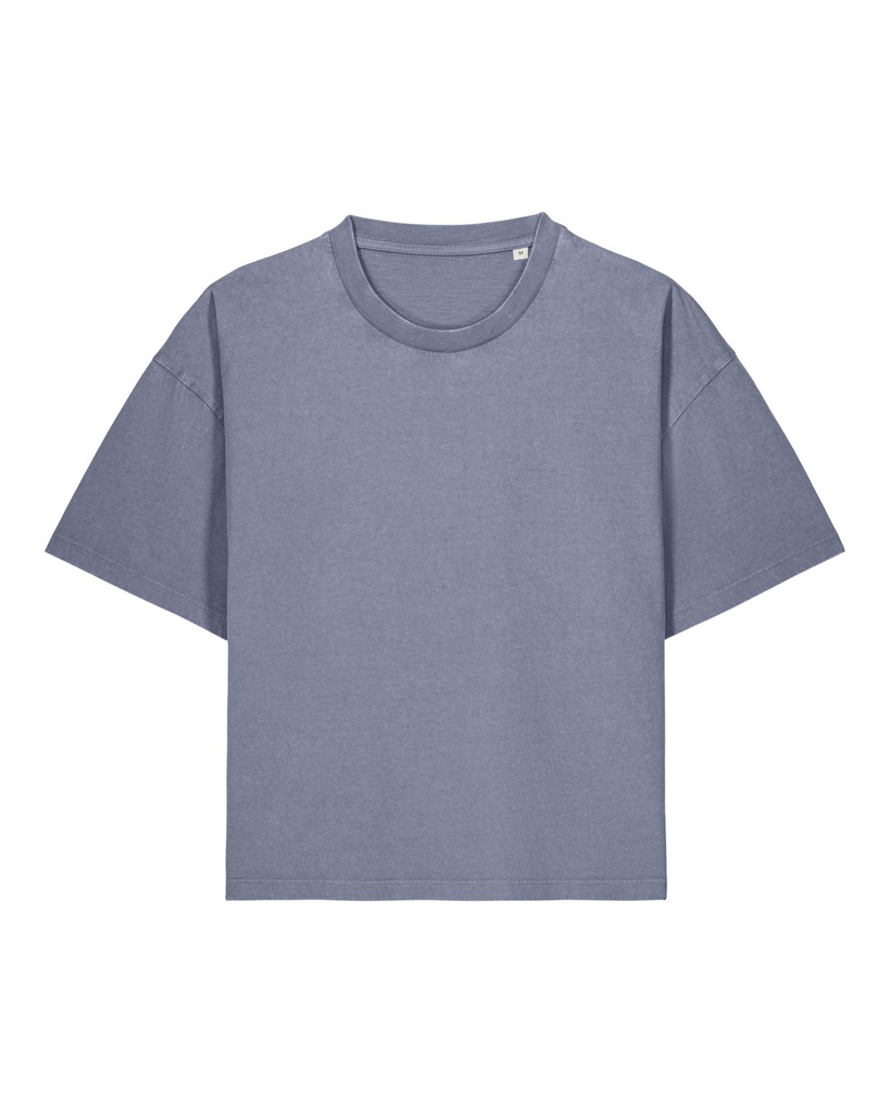 Stella Nova Vintage T-Shirt G. Dyed Blue Grey