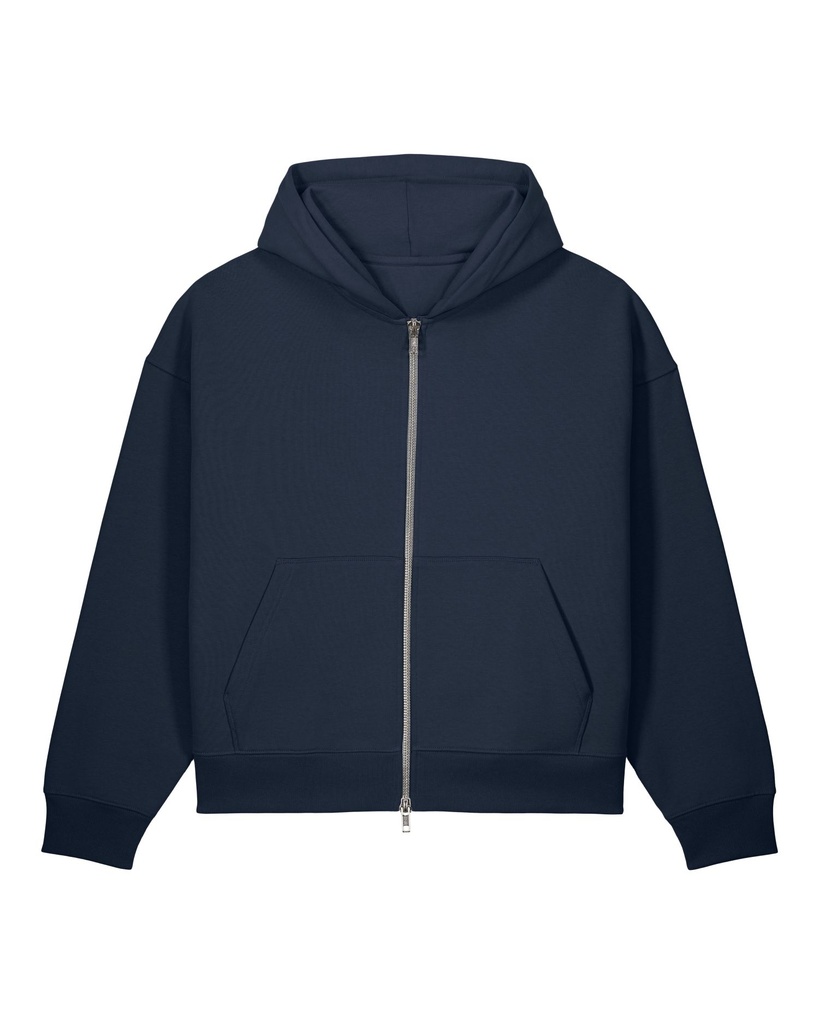 Fronter Zip Hoodie French Navy