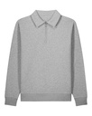 Proper Polo Sweatshirt Heather Grey