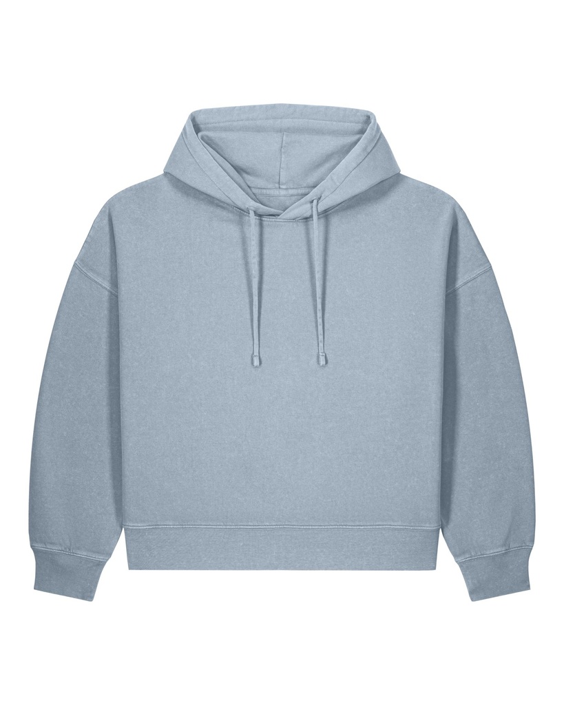 Stella Nora Vintage Hoodie G. Dyed Blue Stone