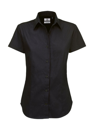 Sharp SSL/women Twill Shirt Black