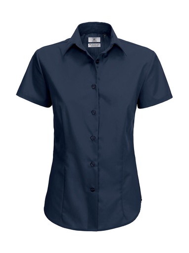 Smart SSL/women Poplin Shirt Navy