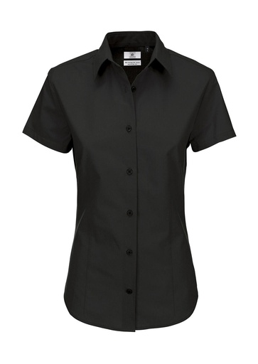 Ladies' Heritage Poplin Shirt - SWP44 Black
