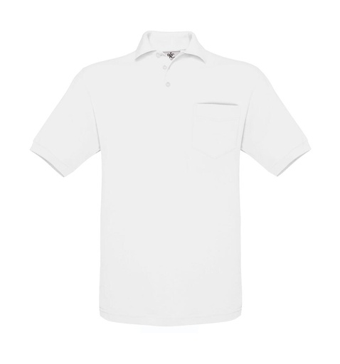 Safran Pocket Polo White