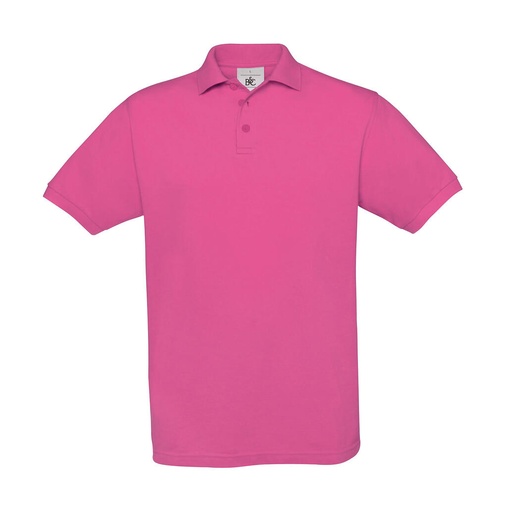 Safran Piqué Polo Fuchsia