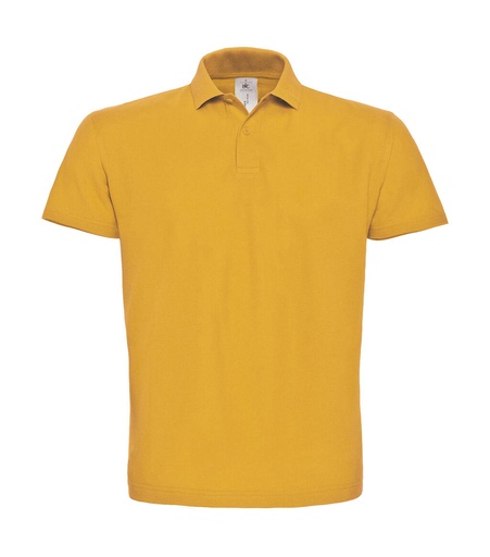 ID.001 Piqué Polo Shirt Chili Gold