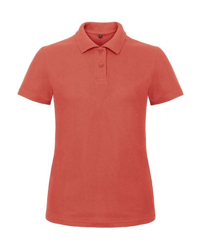ID.001 /women Piqué Polo Shirt Pixel Coral