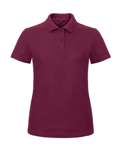 ID.001 /women Piqué Polo Shirt Wine