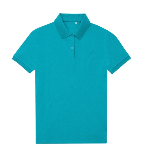 My Eco Polo 65/35 /Women Pop Turquoise