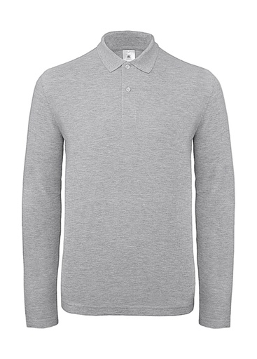 ID.001 LSL Polo Heather Grey