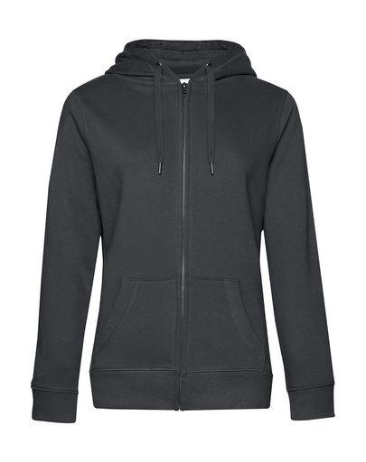 QUEEN Zipped Hooded /women Asphalt