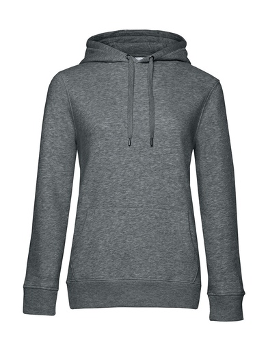 QUEEN Hooded /women Heather Mid Grey