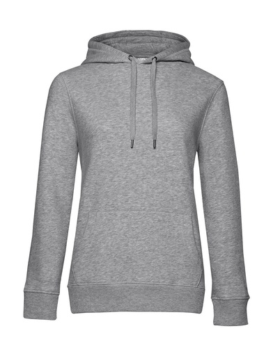 QUEEN Hooded /women Heather Grey