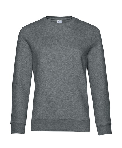 QUEEN Crew Neck /women Heather Mid Grey