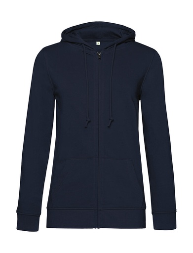 Zipped Hooded /women Navy