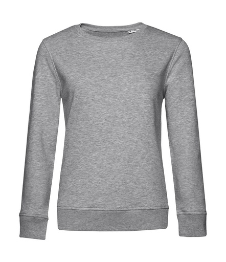 Crew Neck /women French Terry Heather Grey