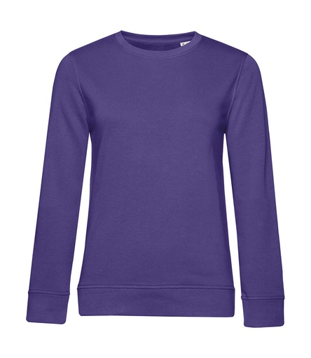 Crew Neck /women French Terry Radiant Purple