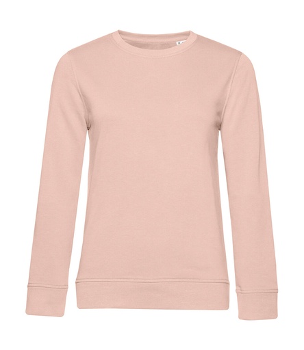 Crew Neck /women French Terry Soft Rose